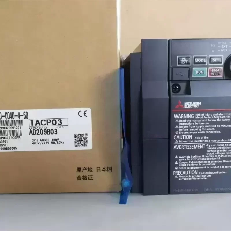 Mitsubishi Inverter FR-E840-0016-4-60 High Frequency Changer Mitsubishi Inverter FR-E840-0016-4-60 High Frequency Changer