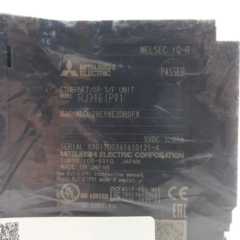 Mitsubishi PLC IQ-R Series PLC EtherNet/IP Network Interface Module RJ71EIP91 Mitsubishi PLC IQ-R Series PLC EtherNet/IP Network Interface Module RJ71EIP91