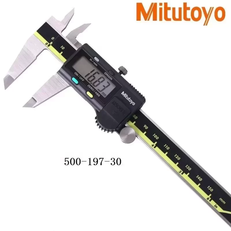 Mitutoyo 500-197-30 Absolute Digimatic Caliper to 200mm Metric and Inch Calipers Mitutoyo 500-197-30 Absolute Digimatic Caliper to 200mm Metric and Inch Calipers