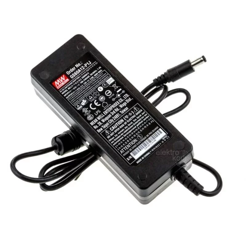 Nice Price Meanwell GST60A12-P1J 12V 5A 60W AC-DC Industrial Desktop Adapter Nice Price Meanwell GST60A12-P1J 12V 5A 60W AC-DC Industrial Desktop Adapter