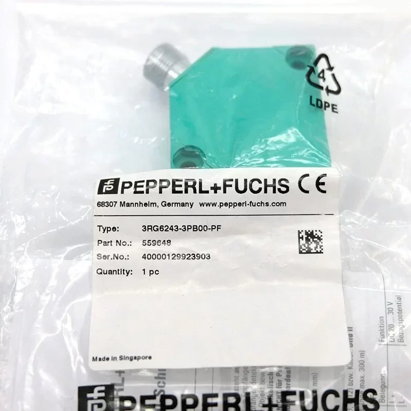 Pepperl+Fuchs 3RG6243-3PB00-PF Proximity Switch Sensor Pepperl+Fuchs 3RG6243-3PB00-PF Proximity Switch Sensor