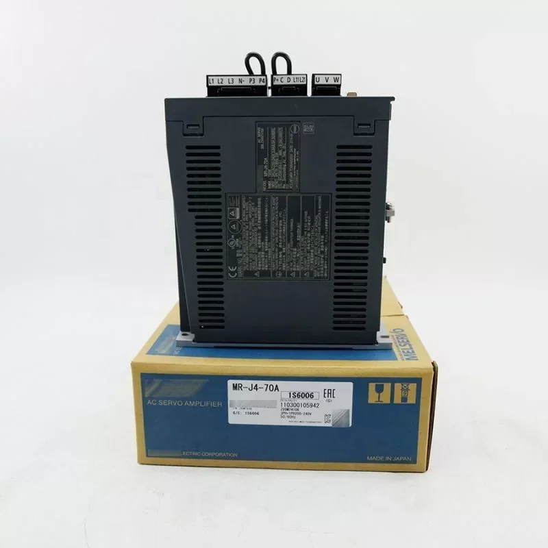 PLC Controller MRJ470A Mitsubishi 750W Servo Drive MR-J4-70A PLC Controller MRJ470A Mitsubishi 750W Servo Drive MR-J4-70A