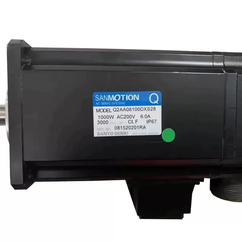 Q2AA08100DXS28 Sanyo Denki Servo Motor Sanmotion Ac Motor Q2AA08100DXS28 Sanyo Denki Servo Motor Sanmotion Ac Motor