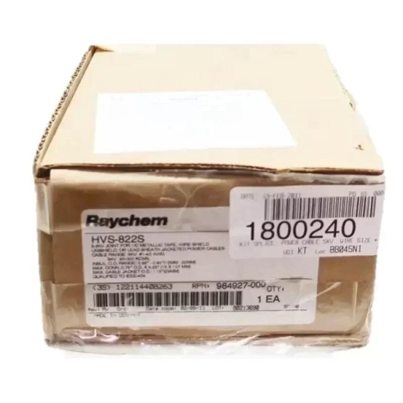 Raychem Polyolefin Heat Shrinkable Splice HVS-822S In-Stock Low Voltage Insulation Materials Certified ROHS Sleeving Raychem Polyolefin Heat Shrinkable Splice HVS-822S In-Stock Low Voltage Insulation Materials Certified ROHS Sleeving