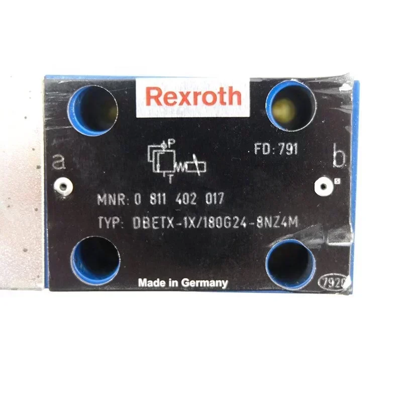 Rexroth DBETX-1X DBETE-5X DBET-52 DBETE-6X Proportional Relief Hydraulic Valve 0811402017 DBETX-1X/180G24-8NZ4M OEM Valve Rexroth DBETX-1X DBETE-5X DBET-52 DBETE-6X Proportional Relief Hydraulic Valve 0811402017 DBETX-1X/180G24-8NZ4M OEM Valve