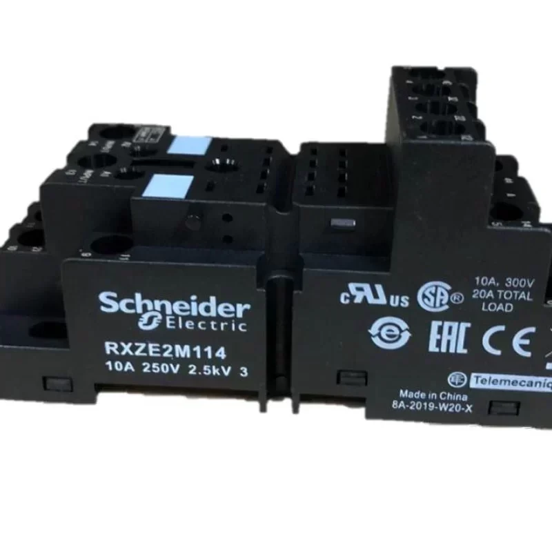 RXZE2M114 250 VAC 10A Schneider TeSys Relay Socket RXZE2M114 250 VAC 10A Schneider TeSys Relay Socket