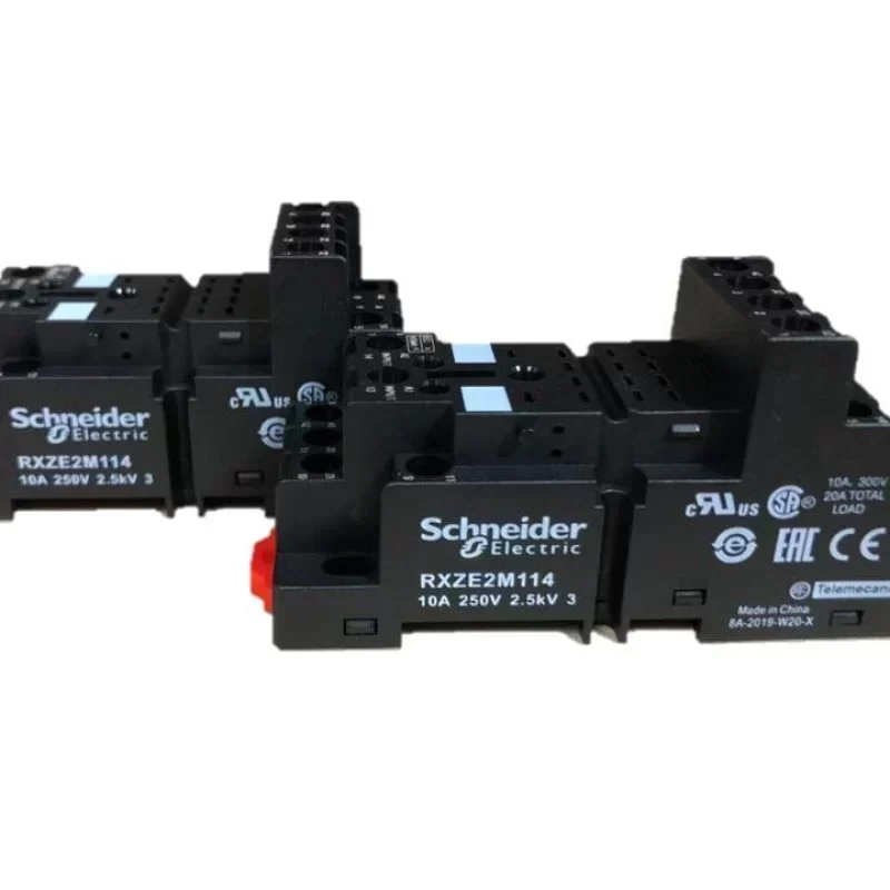 RXZE2M114 250 VAC 10A Schneider TeSys Relay Socket RXZE2M114 250 VAC 10A Schneider TeSys Relay Socket