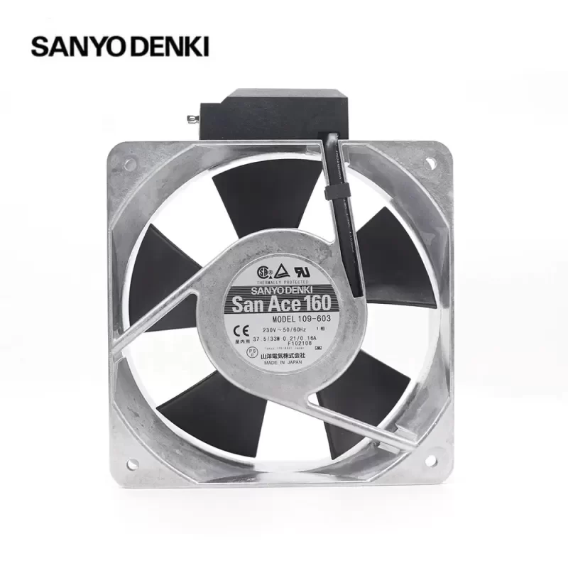 Sanyo 109-603 230V 33W 0.26A 0.21A Axial Fan