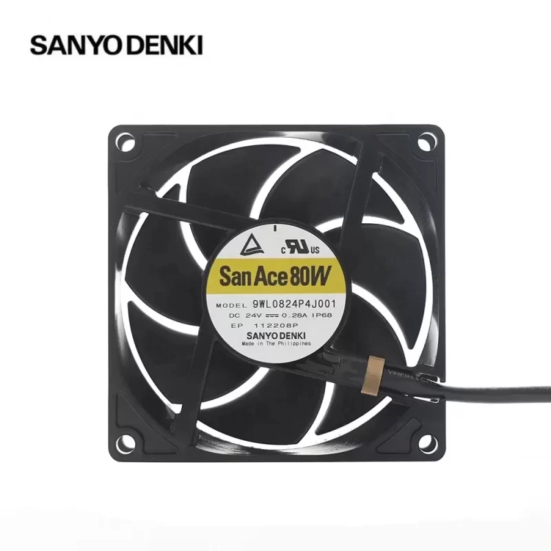 Sanyo 24V 9WL0824P4J001 0.28A 6.72W 8cm Inverter Axial Fan