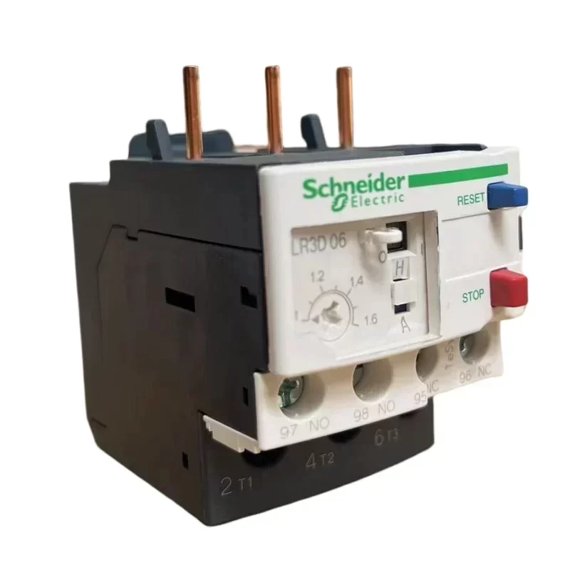 Schneider 10A LR3D06 Thermal Overload Relays Miniature Size Sealed Protect Feature Class 1...1.6 a Schneider 10A LR3D06 Thermal Overload Relays Miniature Size Sealed Protect Feature Class 1...1.6 a
