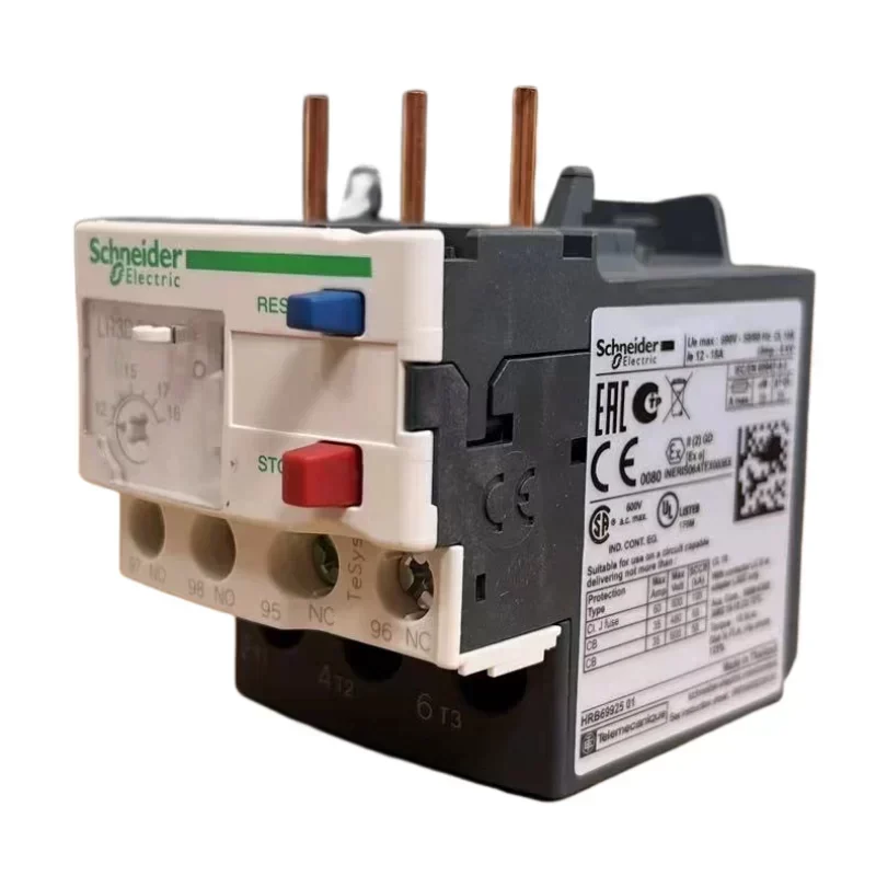 Schneider 10A LR3D21 Thermal Overload Relays Miniature Size Sealed Protection Class 12..18 Schneider 10A LR3D21 Thermal Overload Relays Miniature Size Sealed Protection Class 12..18
