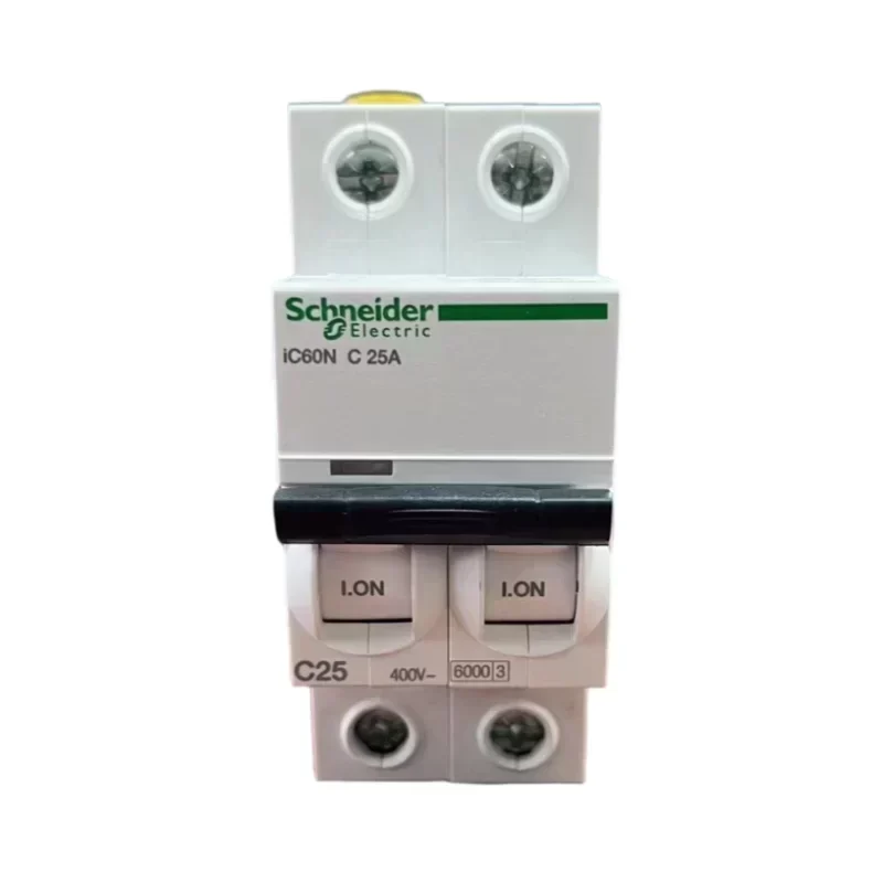 Schneider 25A Miniature Circuit Breaker MCB Acti 9 2-Pole C Curve Circuit Breaker PA66 Material 10ka Breaking Capacity Schneider 25A Miniature Circuit Breaker MCB Acti 9 2-Pole C Curve Circuit Breaker PA66 Material 10ka Breaking Capacity