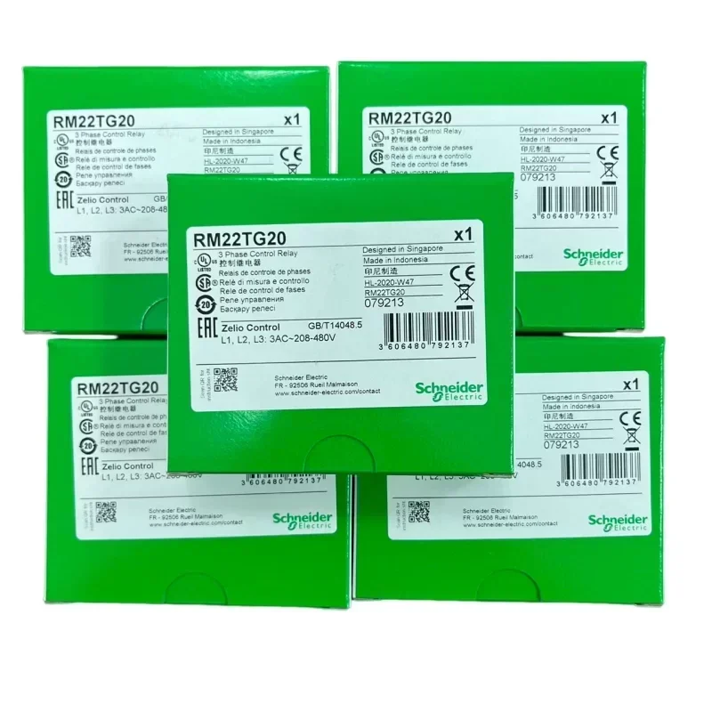 Schneider 3 Phase Supply Control Relay RM22TG20 Schneider 3 Phase Supply Control Relay RM22TG20