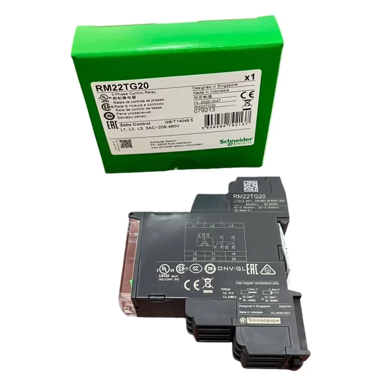 Schneider 3 Phase Supply Control Relay RM22TG20 Schneider 3 Phase Supply Control Relay RM22TG20