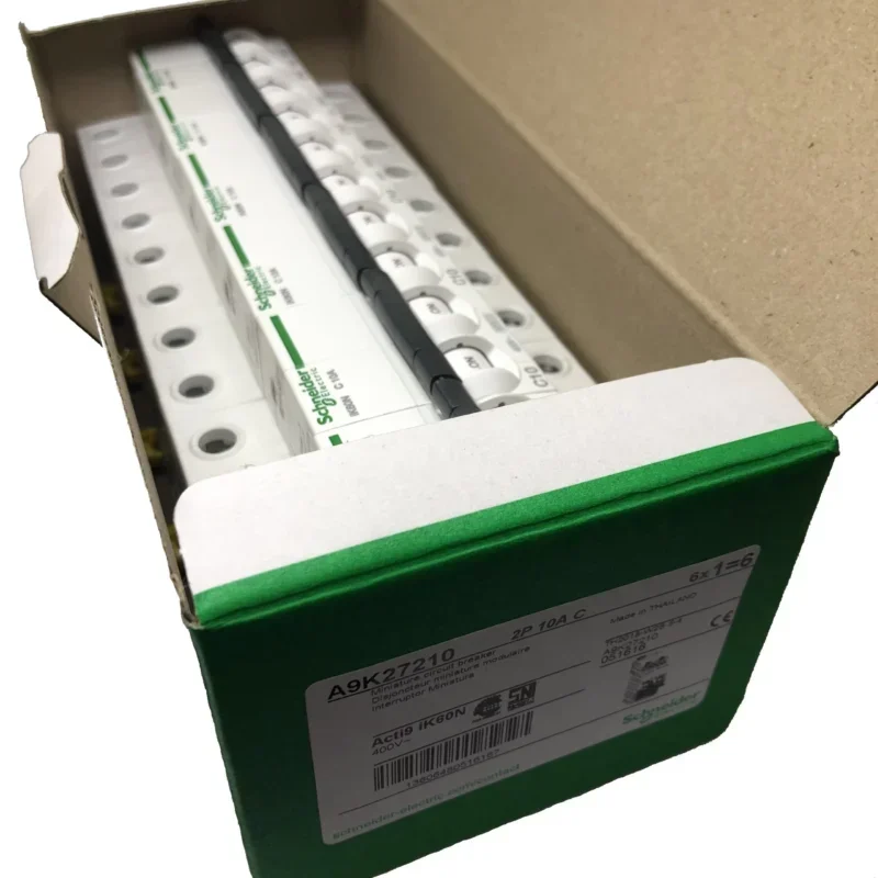 Schneider A9K27210 Miniature Circuit Breaker 2P 250V/100V Rated Voltage 25A Rated Current