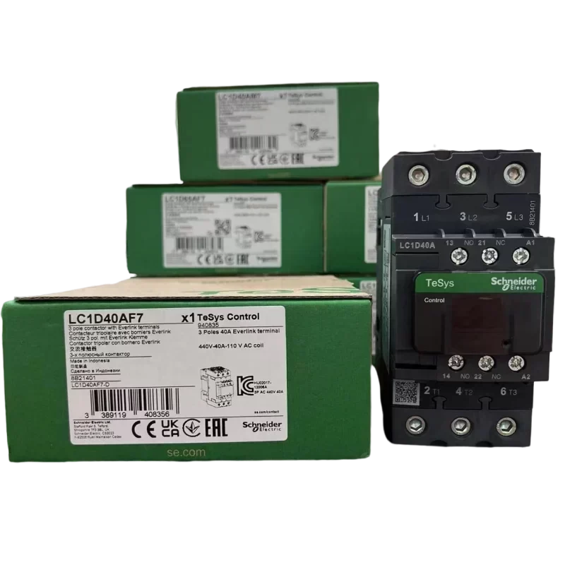 Schneider Ac Contactor LC1D40AF7 40A 110V With Schneider Ac Contactor LC1D40AF7 40A 110V With