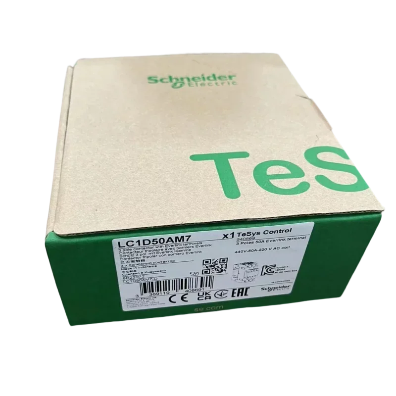 Schneider Ac Contactor LC1D50AM7 3P 50A