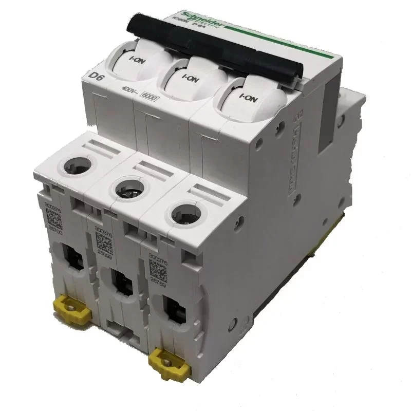 SCHNEIDER IC60N Miniature Circuit Breaker 3P 6A C Curve SCHNEIDER IC60N Miniature Circuit Breaker 3P 6A C Curve