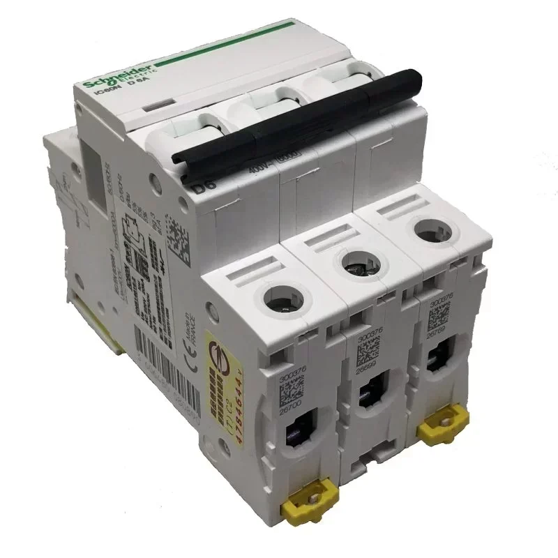 SCHNEIDER IC60N Miniature Circuit Breaker 3P 6A C Curve SCHNEIDER IC60N Miniature Circuit Breaker 3P 6A C Curve