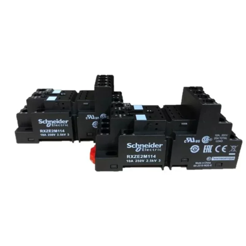 Schneider RXZE2M114 Solid State Relay Socket 250 VAC 5.5-8A IP20 AC/DC Network Sealed Protection