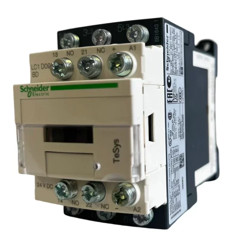 Schneider Telemecanique Magnetic Contactor LC1D096BD 3P 24VDC 9A Schneider Telemecanique Magnetic Contactor LC1D096BD 3P 24VDC 9A