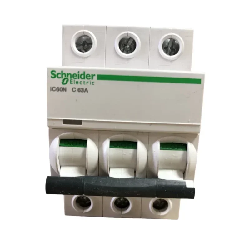 Schneider TeSys A9F74363 Industrial Miniature Circuit Breaker (MCB) 3P 25A Rated Current 100V Rated Voltage Mini MCB