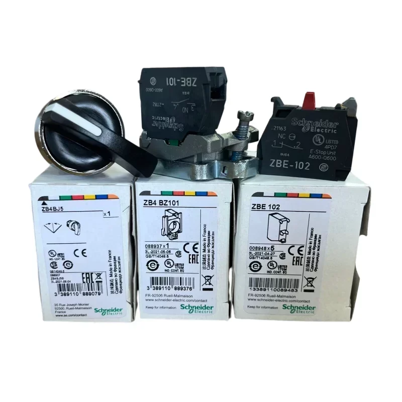 Schneider XB4 Metal Selector Switch 3 Positions 22mm XB4BJ55 Schneider XB4 Metal Selector Switch 3 Positions 22mm XB4BJ55