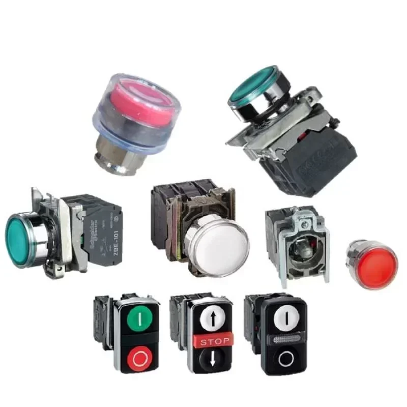 Schneider XB4 Push Button 22mm Switch LED Pilot Light Red Color XB4BVM4 Schneider XB4 Push Button 22mm Switch LED Pilot Light Red Color XB4BVM4