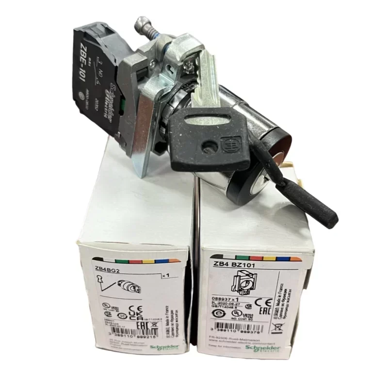 Schneider XB4BG21 22mm 1NO Metal Selector Switch Schneider XB4BG21 22mm 1NO Metal Selector Switch