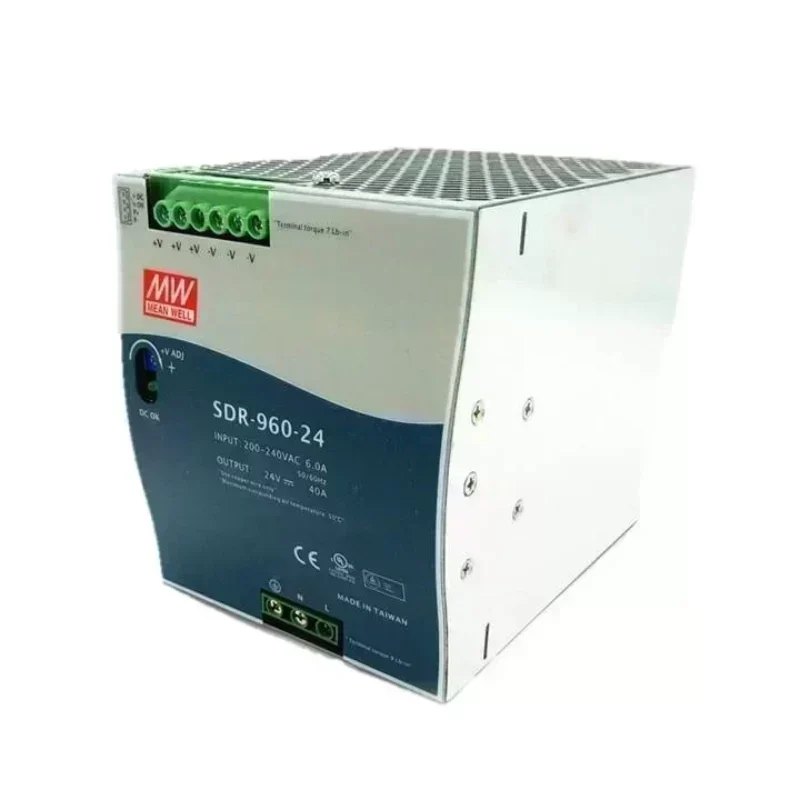 SDR-960-24 24V 40A 960W Single Output Enclosed Mean Well Power Supply