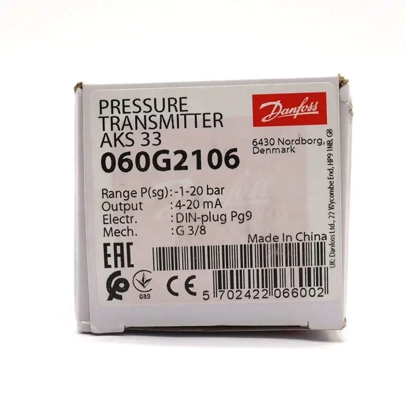 sealed 060G2106 Danfoss Pressure Transmitter AKS 33 060G2106 Electrical Equipment sealed 060G2106 Danfoss Pressure Transmitter AKS 33 060G2106 Electrical Equipment