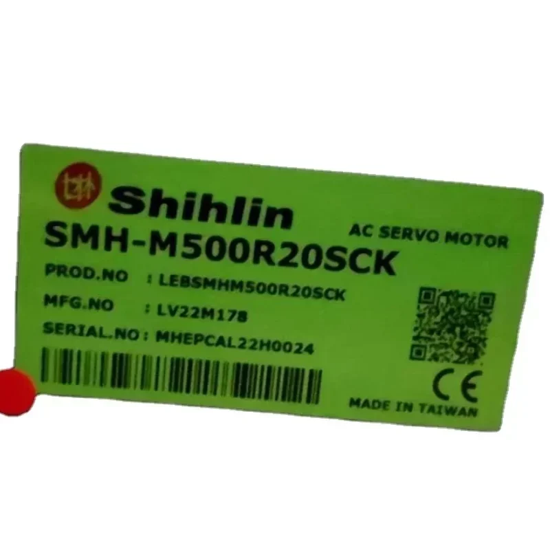 Shihlin AC Servo Motor SMH 350W with Model Number SMH-M350R20SCK AC 220V IP67