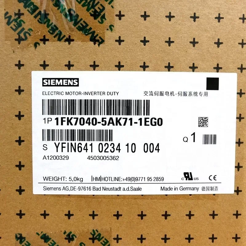 Siemens Motor 1LE10011DB434AA4Z 15KW Electric Motor 1LE1001-1DB43-4AA4-Z Siemens Motor 1LE10011DB434AA4Z 15KW Electric Motor 1LE1001-1DB43-4AA4-Z