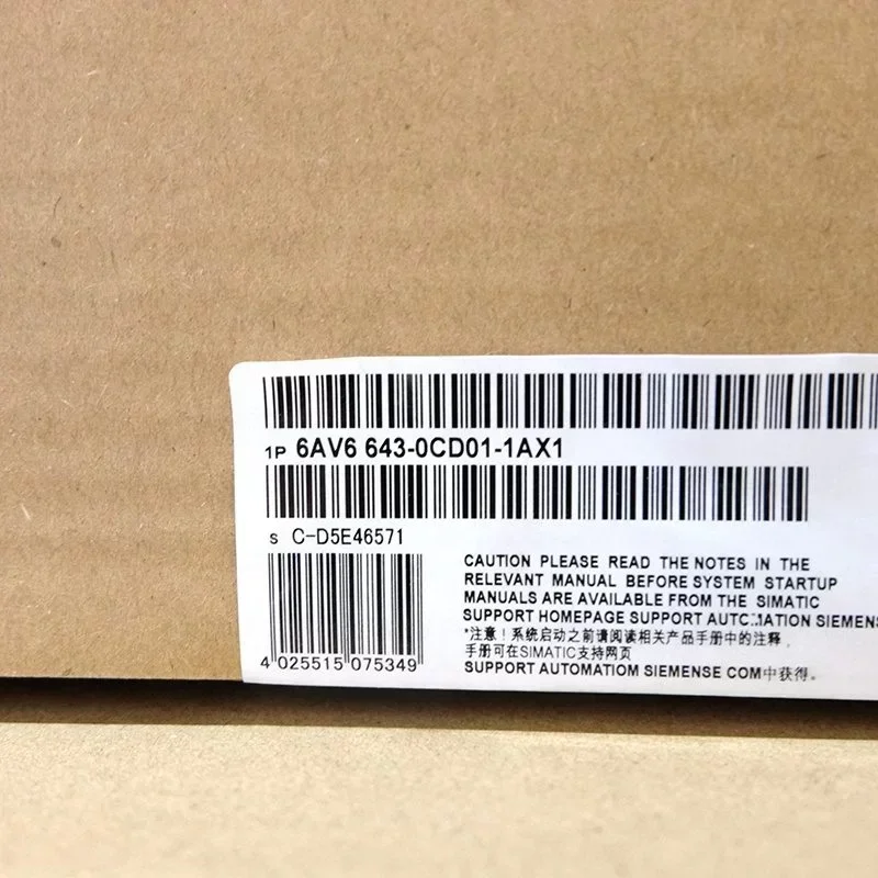 Siemens Simatic HMI 6AV66430CD011AX1 Touch Multi Panel 10" MP227 Siemens 6AV6643-0CD01-1AX1 Siemens Simatic HMI 6AV66430CD011AX1 Touch Multi Panel 10" MP227 Siemens 6AV6643-0CD01-1AX1