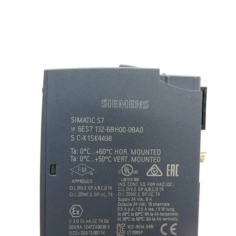 Siemens Simatic S7 6ES7 132-6BF00-0BA0 PLC Digital Output Module 6ES7132-6BF00-0BA0 Siemens Simatic S7 6ES7 132-6BF00-0BA0 PLC Digital Output Module 6ES7132-6BF00-0BA0