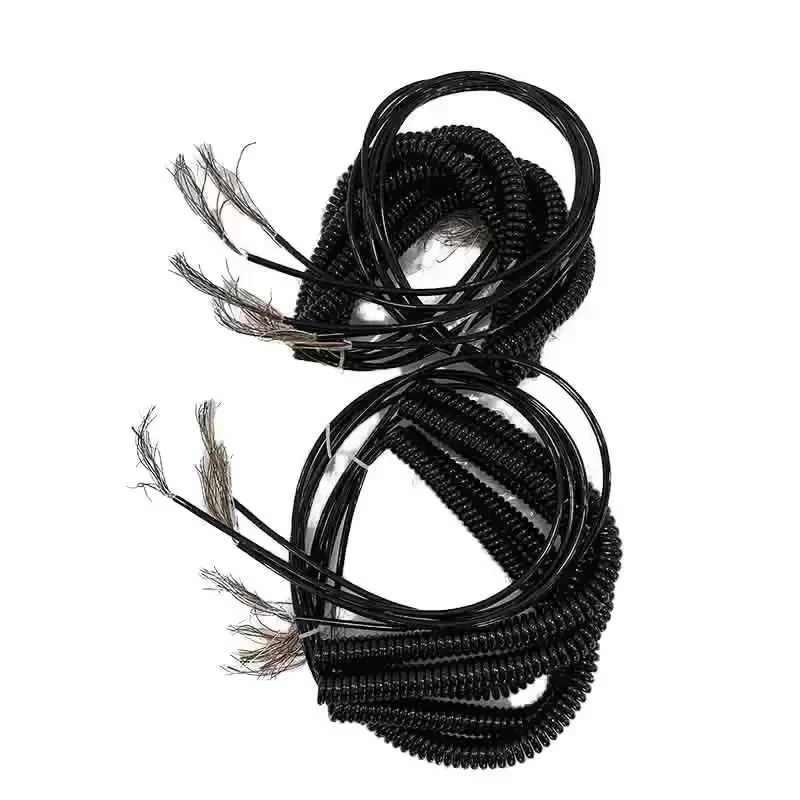 Spring Spiral Cable Coiled for CNC Handheld Encoder Manual Pulse Generator 16-core MPG