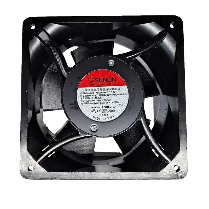 SUNON A2179-HBTTC.GN Axial Fan Ball Bearing Plastic Construction 176x176x89mm 220V