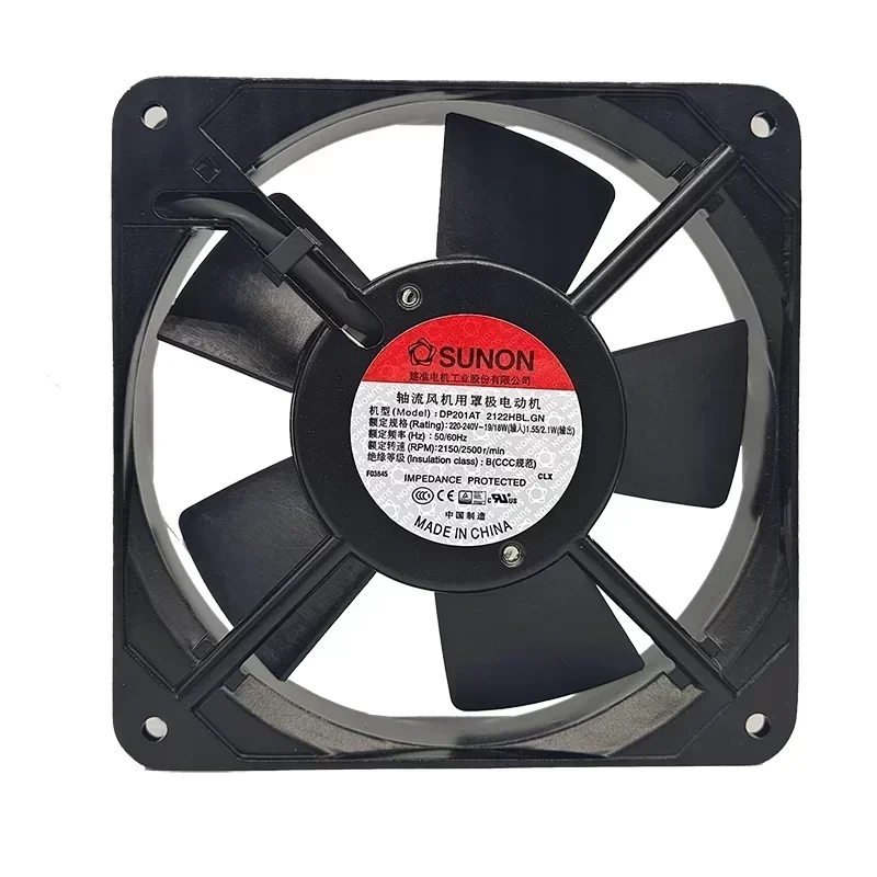 SUNON DP201AT2122HBL.GN Axial Fan Ball Bearing 120x120x25MM 220V DC 19W 80CFM 2500RPM