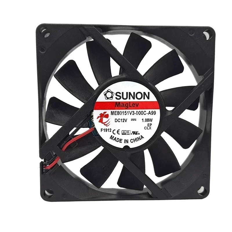SUNON ME80151V3-000C-A99 Axial Fan VAPO Bearing 80x80x15MM 12VDC 1.08W 30CFM 2400RPM