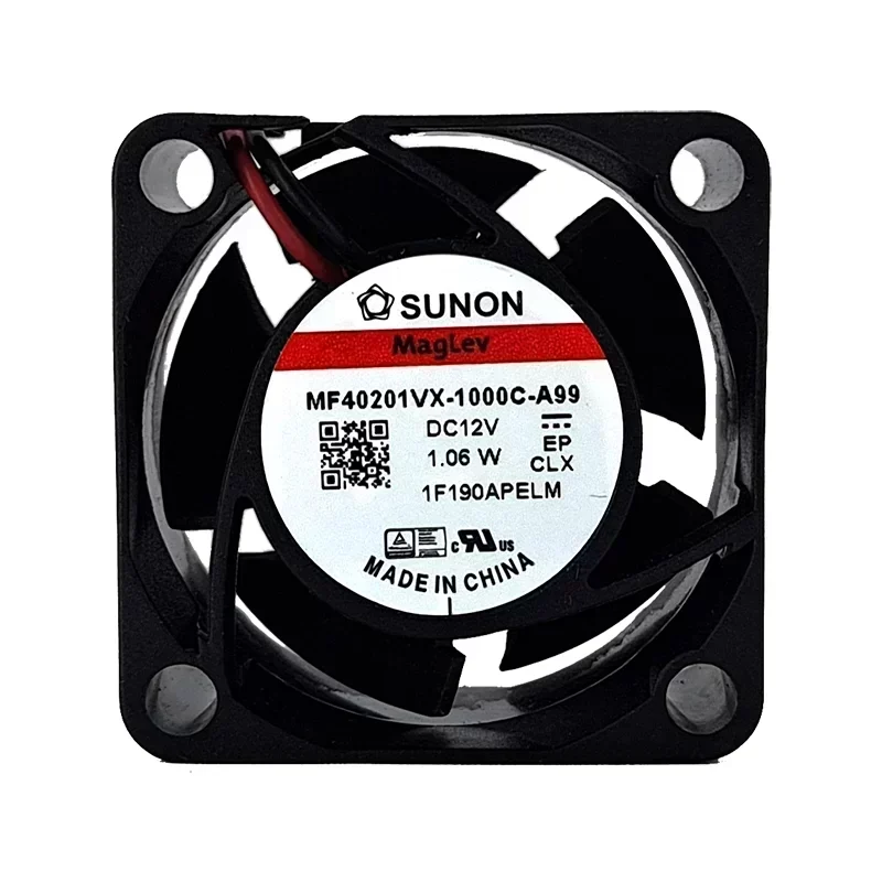 SUNON MF40201VX-1000C-A99 Axial Fan VAPO Bearing Plastic 40x40x20mm 12VDC 1.06W 10.8CFM 8000RPM
