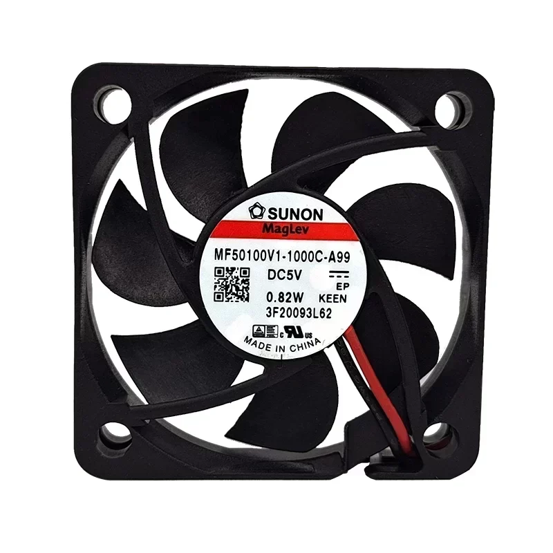SUNON MF50100V1-1000C-A99 Axial Fan VAPO Bearing 50x50x10MM 5VDC 0.82W 13.8CFM 5800RPM