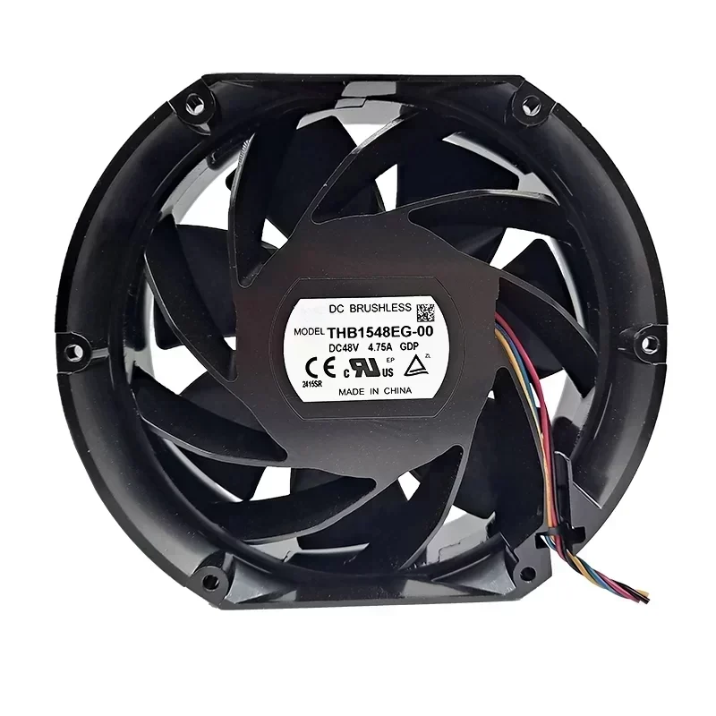 THB1548EG-00GDP Delta Axial Fan 48V DC 4.75A 7500RPM 524.37CFM Plastic Blades 172x150x51mm