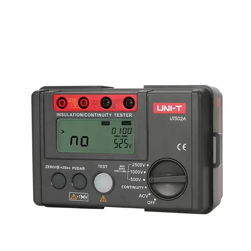 UNI-T UT501A UT502A Digital Display Insulation Resistance Tester UNI-T UT501A UT502A Digital Display Insulation Resistance Tester