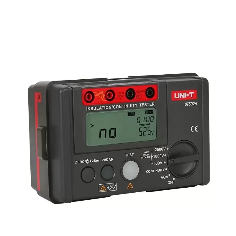UNI-T UT501A UT502A Digital Display Insulation Resistance Tester UNI-T UT501A UT502A Digital Display Insulation Resistance Tester