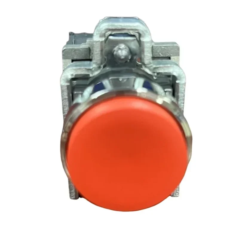 XB4BL41 Complete Flush Pushbutton 22mm Schneider Metal Button Switch Spring Return 10A Max. Current 1NO Combination Red Silver