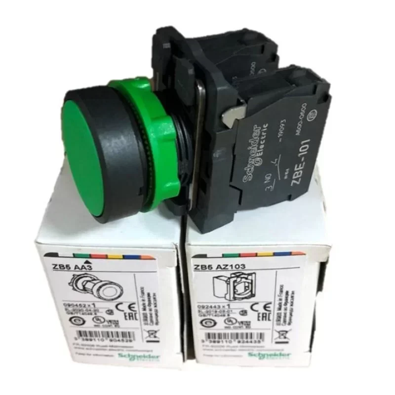 XB5AA33 Green 22mm 2NO Schneider Telemacanique Harmony Flush Pushbutton XB5AA33 Green 22mm 2NO Schneider Telemacanique Harmony Flush Pushbutton