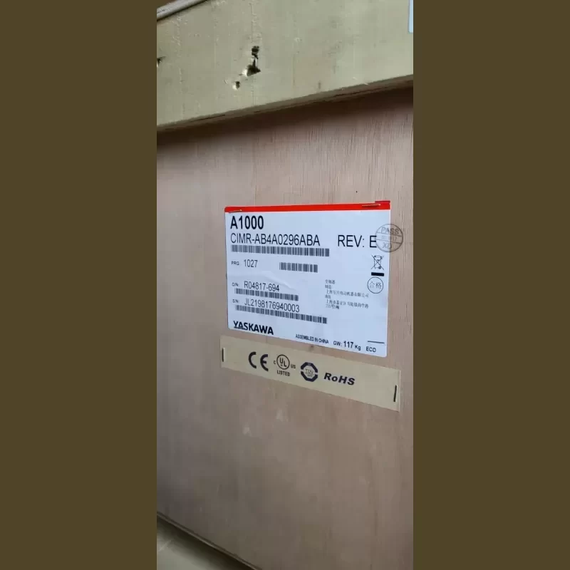 Yaskawa Inverter CIMR-AB4A0296ABA Frequency Converter Series A1000 AC400V 3 Phase 132KW Hot Selling Yaskawa Inverter CIMR-AB4A0296ABA Frequency Converter Series A1000 AC400V 3 Phase 132KW Hot Selling