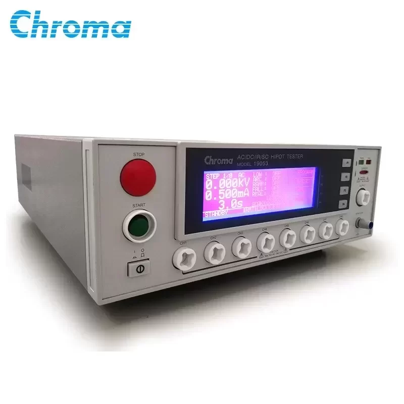 Chroma 19073 Hipot Tester 19071 Insulation Resistance Tester Chroma 19073 Hipot Tester 19071 Insulation Resistance Tester