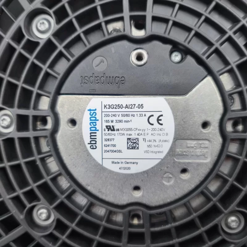 Ebmpapst K3G250-AI27-05 Rittal SK3245.500 220V-240V AC Axial Fan