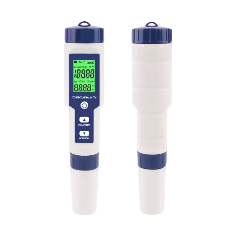 EZ9909 Water Quality Tester 5-in-1 Backlight Display EZ9909 Water Quality Tester 5-in-1 Backlight Display